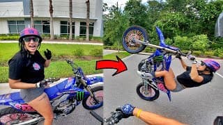 Motomami Shreds Big Yz450 Dirt Bike!