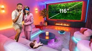 I Transformed My Parent’s Living Room - Ft World’s Biggest Tv (hisense)