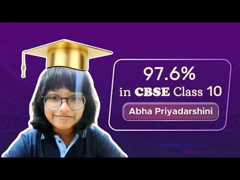Meet Abha Priyadarshini | 97.6% In Cbse Class 10