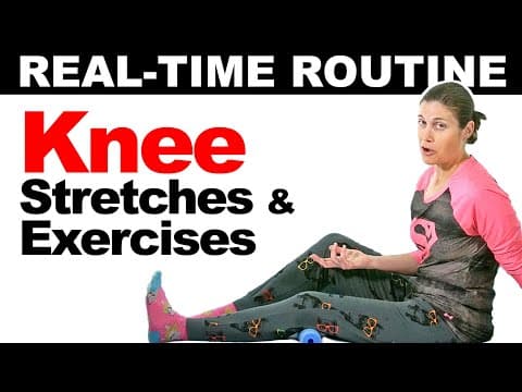 Real-time Knee Stretching & Exercise Routine