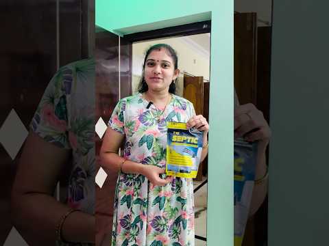 Say goodbye 👋 to bad smell and blockage in the drainage with this T1B septic #youtubeshorts