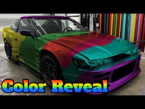 My 240sx Is Finally One Color & It Looks Amazing!