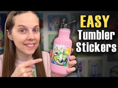 How To Make Tumbler Stickers With Liene Pixcut S1