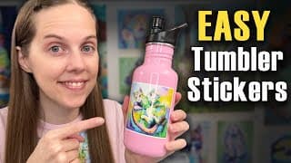 How To Make Tumbler Stickers With Liene Pixcut S1