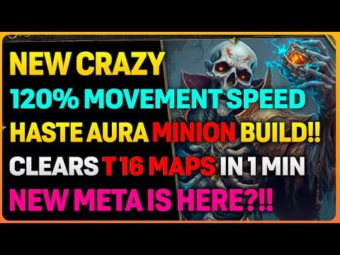 New Haste Aura Frozen Mandibles Pet Summoner Build! | Its Super Fast!!