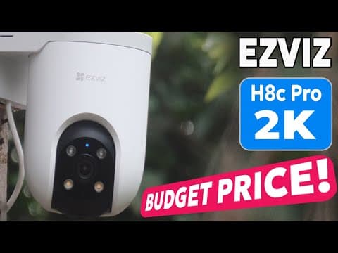 Ezviz H8c Pro 2k - A Feature-packed Smart Home Wifi Cctv Camera At A Budget Price