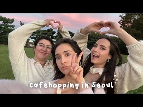 Korea Vlog🪽 Cafehopping In Seoul, Namsan Tower Rooftop View, Exploring K-drama Spot, Healing Day 🥹