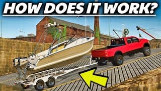 How Does The Boat Trailer Work In Farm Sim 25?