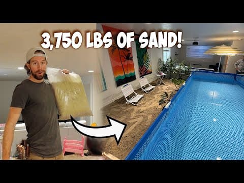 I Built A Beach In Our Basement
