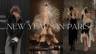 Spend New Year's In Paris With Me! ✨🪩 Cafés, Luxury Shopping & Winter Outfits