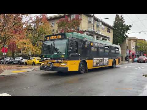 Buses In Seattle, Washington, Usa 2025  (king County Transit, Sound Transit)