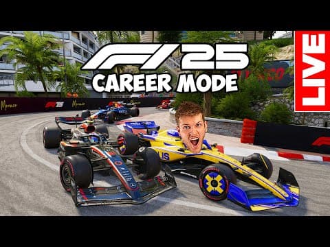 F1 25 Career Mode 100% Imola & Monaco Grand Prix!