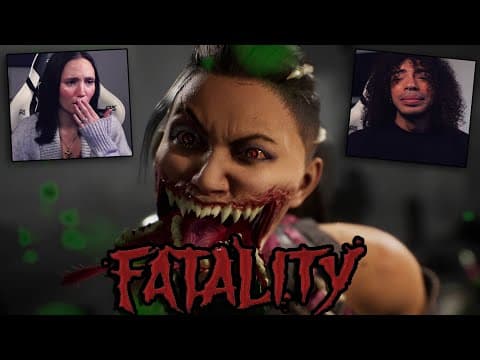 My Non-gamer Best Friend Reacts To Mortal Kombat 1 Fatalities For The First Time!