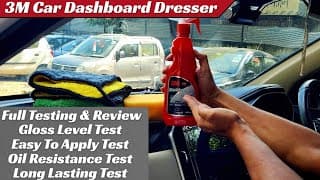 3m Dashboard Dresser Demo & Review | 3m Dashboard Dresser Tested  Shine, Application, Durability