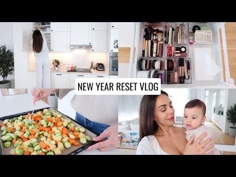 Vlog | New Year Reset, Healthy Meal Prep & New Personal Goals | Annie Jaffrey