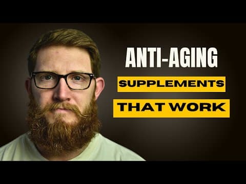 4 Anti-aging Supplements That Might Actually Work