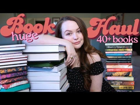 My Biggest Book Haul (40+ New Books!)