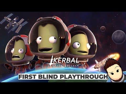 🔴kerbal Space Program - First !blind Playthrough - Science Mode | Charity Pick Game