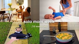 Solo Mom Week With My 10 Month Old 👶🏻 Staying Busy And Happy As A First Time Mom
