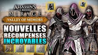 Assassin's Creed Mirage : Les Nouvelles Armures & Objets Du Dlc Vallée De La Mémoire (vitrine)
