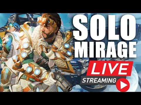 Solo Queue Ranked Only Using Mirage - Live Stream
