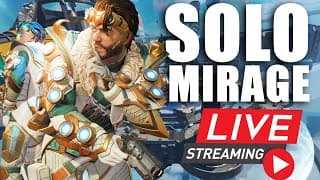 Solo Queue Ranked Only Using Mirage - Live Stream