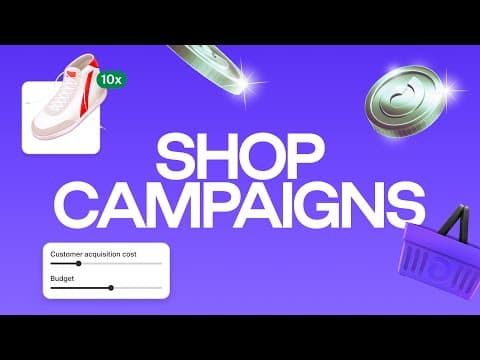 Acquire Customers At A Controlled Cost With Shop Campaigns