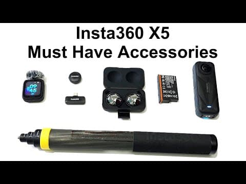 Insta360 X5 - Top 5 Must Have Accessories