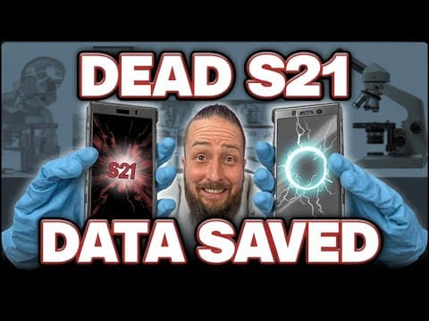 Dead Samsung Galaxy S21 (no Power, No Charge) — Back To Life With All Data 😱📱