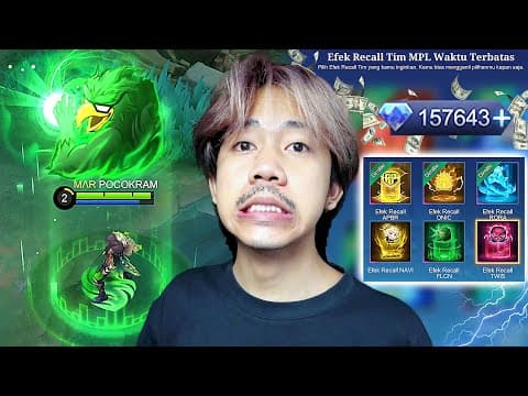 Borong Semua Efek Recall Tim Mpl Terbaru + Cobain Di Aldous Hijau Lumut - Mobile Legends
