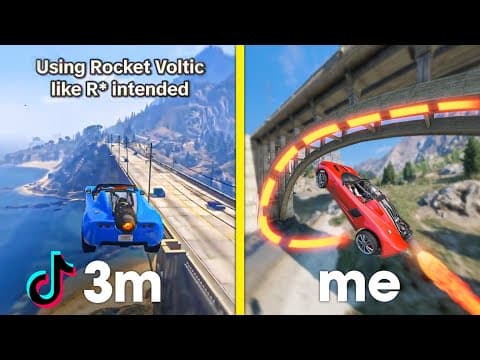 I Recreated Viral Tiktok Stunts In Gta 5