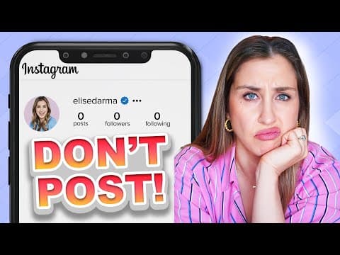 If I Was Starting Instagram From 0 In 2025, This Is What I Would Do