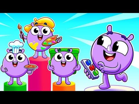 What Do You Want To Be?👷‍♀️🎨 Fun Jobs For Kids | Kids Songs And Nursery Rhymes Baby Zoo Club✨