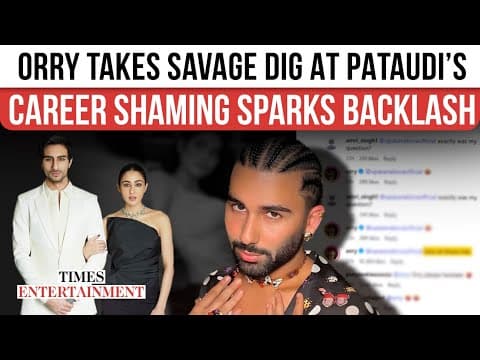 Orry’s Brutal Dig At Sara Ali Khan’s Career Triggers Bullying Outrage, Pataudi Siblings Unfollow