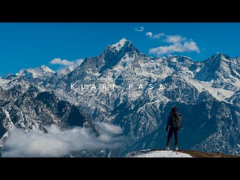 A Journey To Most Beautiful Winter Trek In India | Kuari Pass Trek