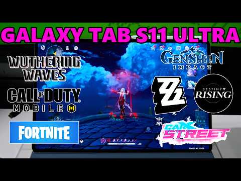 Gaming Test - Samsung Galaxy Tab S11 Ultra With Mediatek Dimensity 9400+