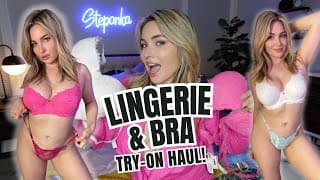 Victoria's Secret Lingerie And Bra Try-on Haul!