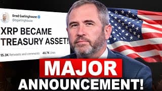 Major Xrp Announcement! Xrp Became Us Treasury Asset!?