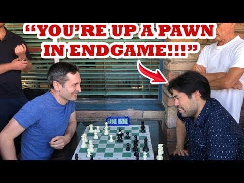 Gm Hikaru Can't Believe He's Down A Pawn In Endgame! Gm Hikaru Nakamura Vs Archer Ari