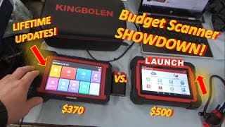 Budget Scanner Showdown! (kingbolen K7 Vs. Launch Crp919 Bt)