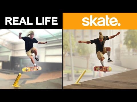 Recreating My Viral Skateboarding Clips In Skate. (4)