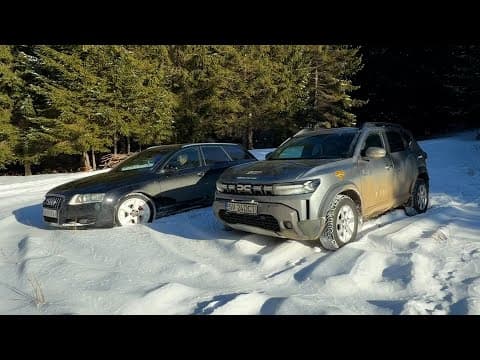 Audi A6 3.0 Tdi V6 Quattro Vs Dacia Duster Snow Offroad