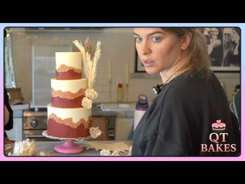 Wedding Cake Final Touches