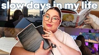 Slow Days In My Life: Conversations About Burnout, Reading, Crochet Projects, And Taking It Slow!