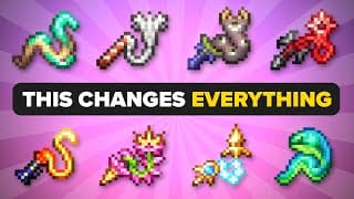 Terraria 1.4.5 - All New Whips