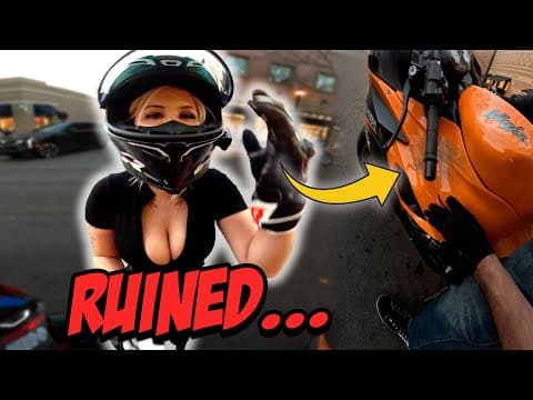 She Scratched My Bike