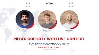 Pieces Copilot+: Your Ai Partner With Live Context For Enhanced Productivity