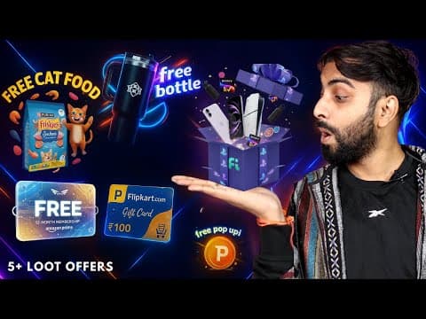 Fi Loot, Win Iphone, Ps5 & Goodie Box | Free Cat Food | 12 Free Amazon Prime | Free Giftcard Offers