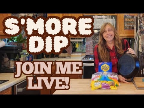 Live Chat S’more Dip - The Hillbilly Kitchen #live #chat