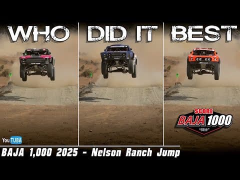 Baja 1,000 2025 || Who Did It Best || Nelson Ranch Jump